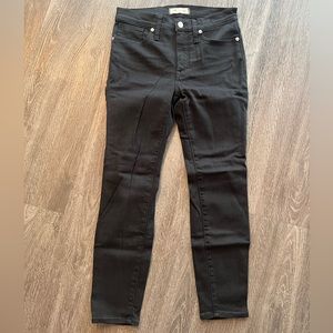 Madewell 9in high rise skinny jeans